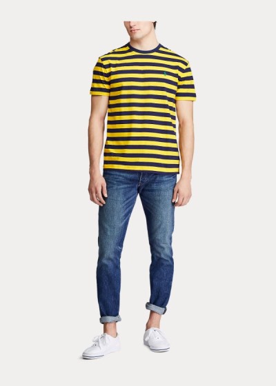 T Shirt Polo Ralph Lauren Classic Striped Jersey Homem 69204-LTVK